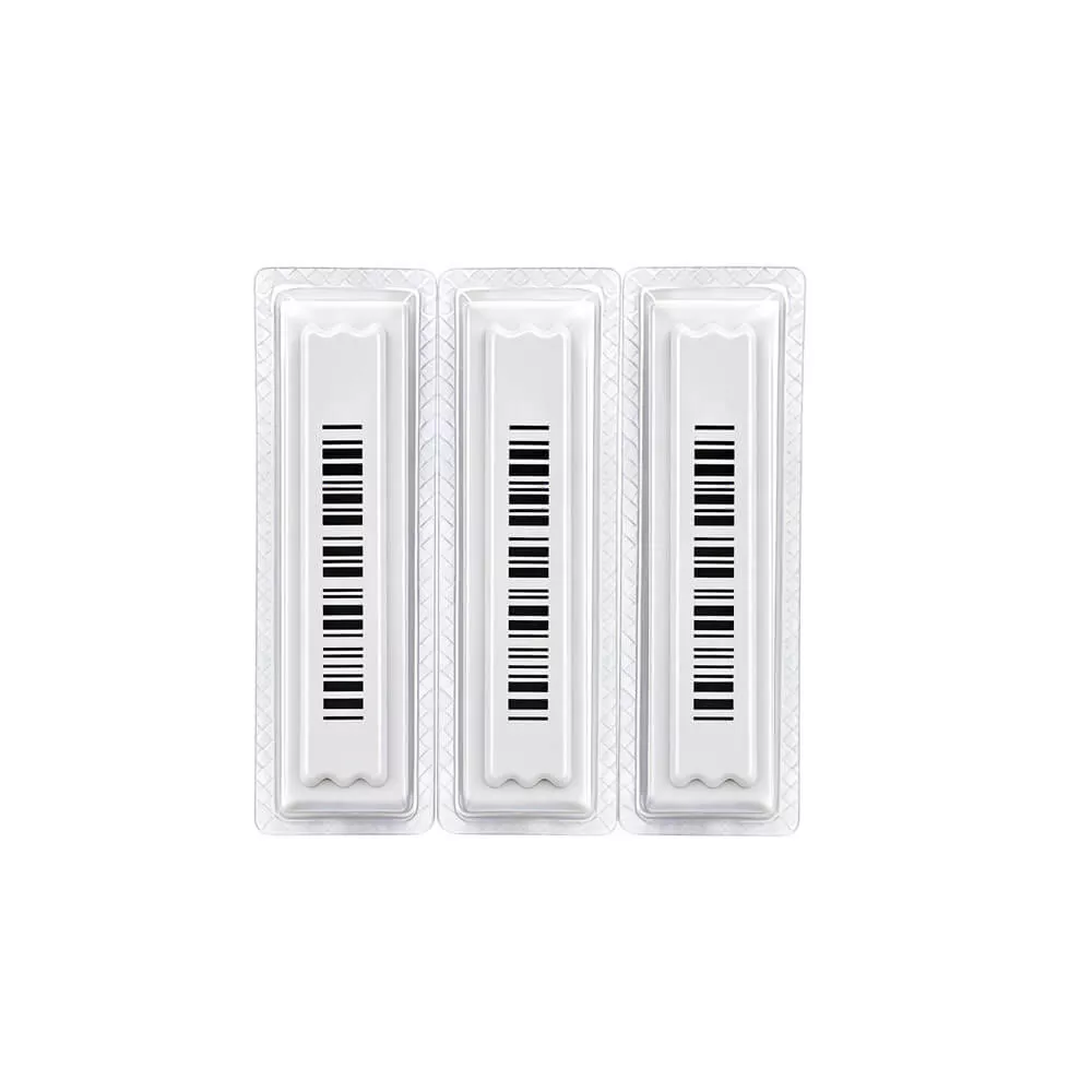 LiFangmei Technology AM Soft Label: 45×11 มม. แบบใช้ครั้งเดียว เหมาะสำหรับการป้องกันการโจรกรรมผลิตภัณฑ์ทำความสะอาดและสุขอนามัยในซูเปอร์มาร์เก็ต